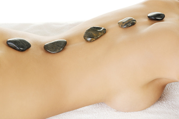 Stone massage. - Foto, Bild