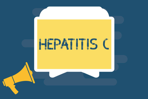 Käsiala tekstiä kirjoittaminen Hepatiitti C. Käsitteen merkitys maksatulehdus johtuu virusinfektio Maksasairaus
 - Valokuva, kuva
