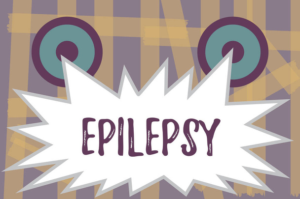 Escribiendo una nota que muestra epilepsia. Foto de negocios mostrando Cuarto trastorno neurológico más común Convulsiones impredecibles
 - Foto, Imagen