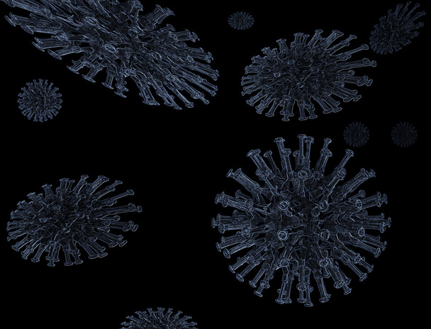 Illustration d'un virus pandémique
 - Photo, image