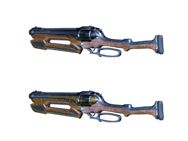3D CG rendering of gun - Foto, imagen