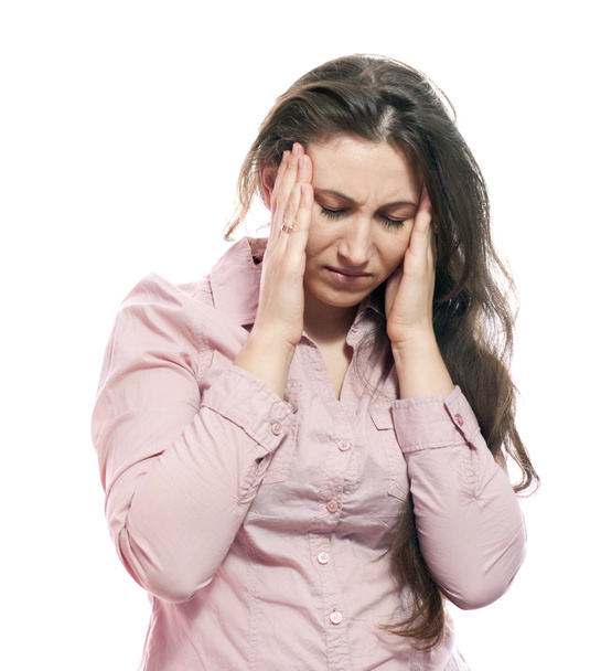 woman with a headache - Photo, Image