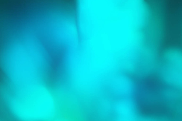 Abstraktní barevné rozostřené pozadí v klidné modré a tyrkysové barvy přechodu. Barevné hladké banner šablona - Fotografie, Obrázek
