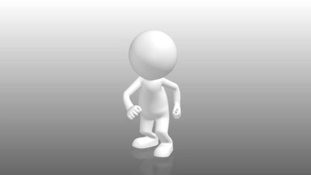 Смешной 3D Человеческий персонаж танцует твист
 - Кадры, видео