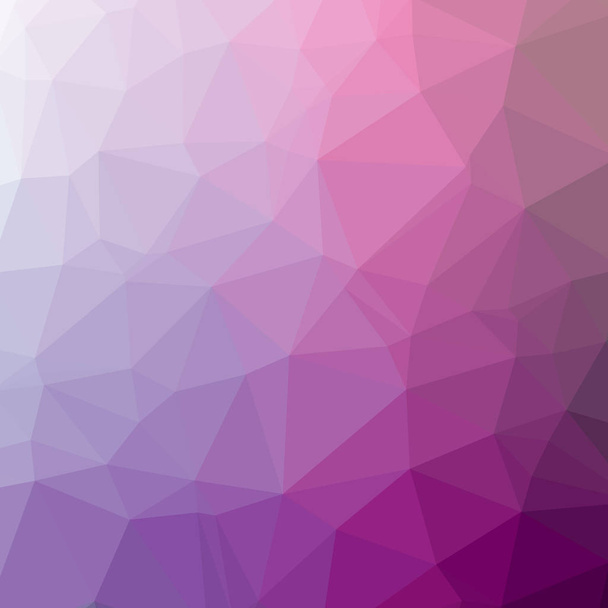 Ilustrace z abstraktní nízké poly fialové čtverce pozadí - Fotografie, Obrázek