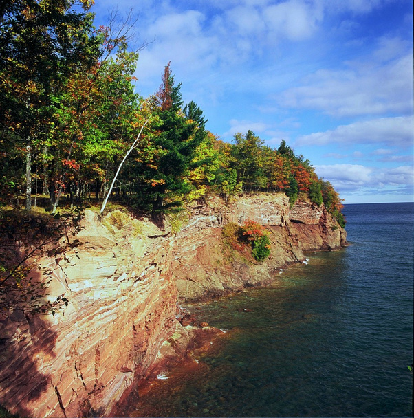 Presque Isle Park and Lake Superior - Michigan Upper Peninsula - Photo, Image