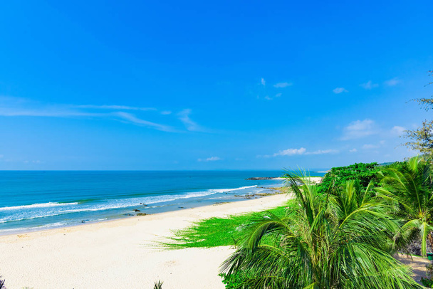 sandy beach beautiful landscape south china sea Vietnam - Фото, зображення