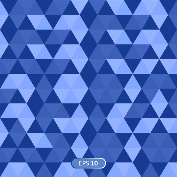 Blue triangles formed shapes - Vektor, kép