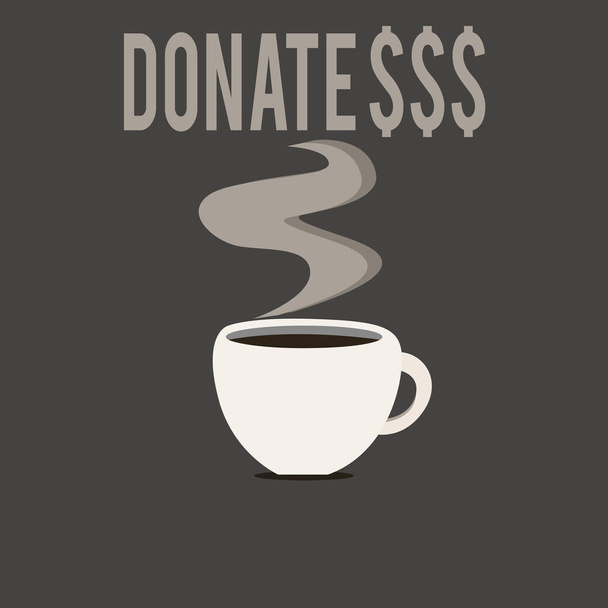 Escribir nota mostrando Donar. Foto de negocios mostrando voluntariamente dar dinero por una causa Ayuda más necesario mostrando
 - Foto, Imagen