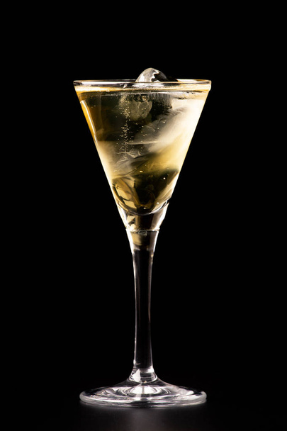 alcohol drinks on a dark background such as beer wine champagne wishkey cocktail - Fotó, kép