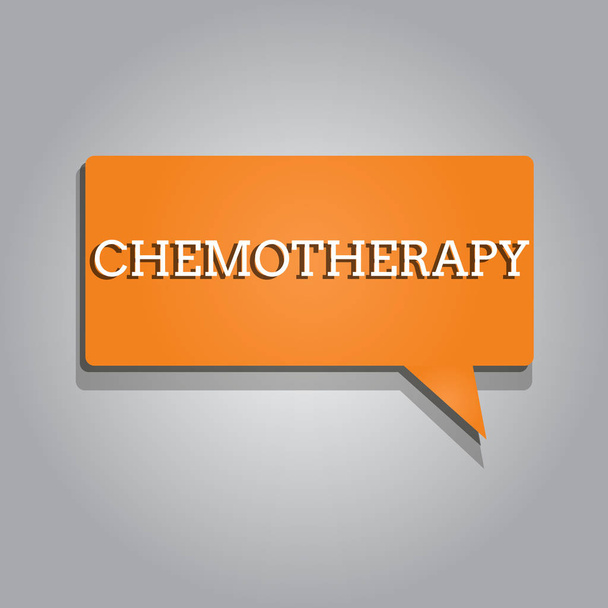 Escritura manual conceptual que muestra la quimioterapia. Texto de la foto del negocio Manera eficaz de tratar los tejidos cancerosos en el cuerpo
 - Foto, imagen
