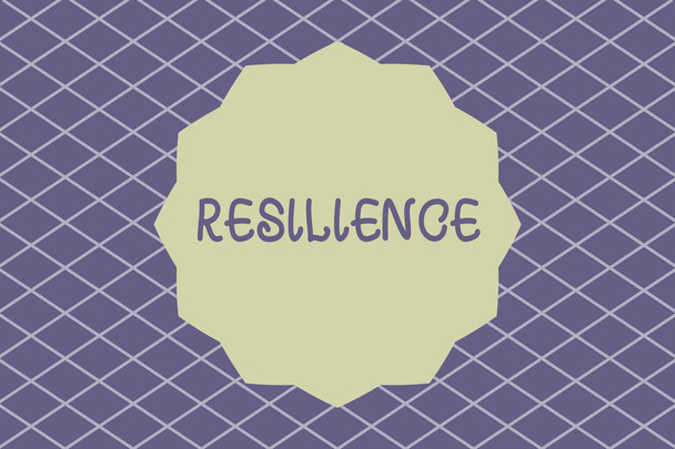 Escribiendo nota mostrando Resiliencia. Foto de negocios mostrando Capacidad para recuperarse rápidamente de las dificultades Persistencia
 - Foto, Imagen