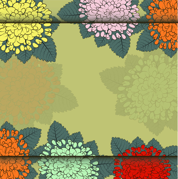Stylish floral background - Вектор, зображення