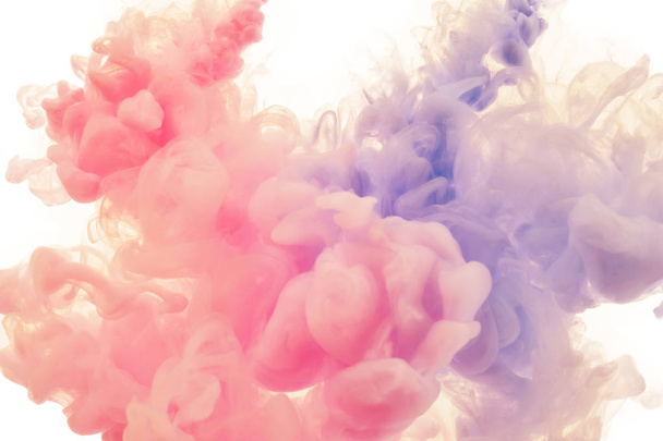 abstrakter Hintergrund mit glatten Tuschewolken. - Foto, Bild