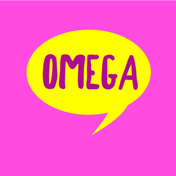 Zápis poznámky zobrazuje Omega. Obchodní fotografie představí třída esenciálních mastných kyselin nižší hladiny cholesterolu a Ldl - Fotografie, Obrázek