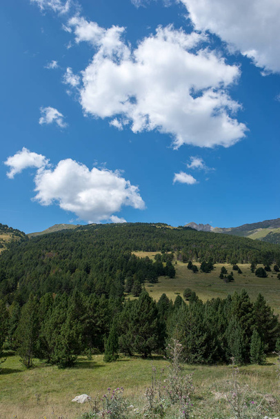 Горы в Пиренеях через долину Аран, Испания
 - Фото, изображение
