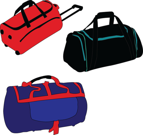 Travelling-bag collection - Vector, imagen