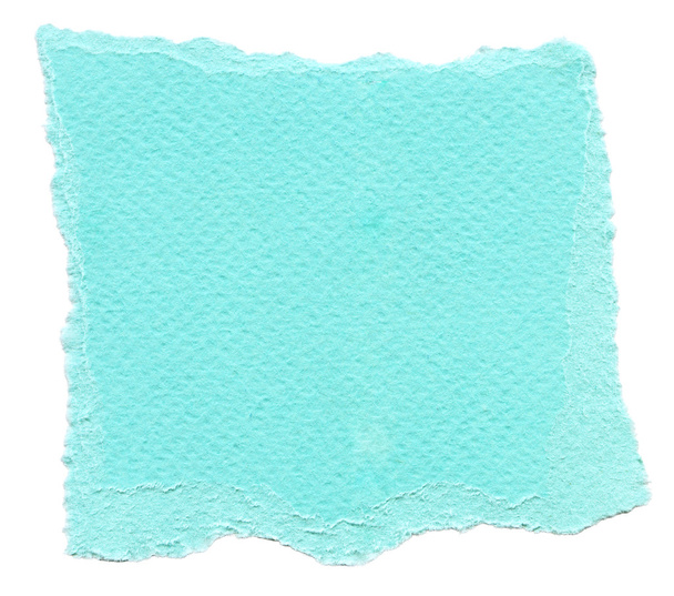 Textura de papel de fibra aislada - Cian XXXXL
 - Foto, imagen