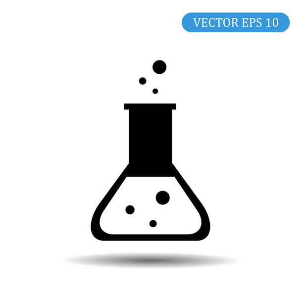 flask icon. vector illustration - Vector, Image