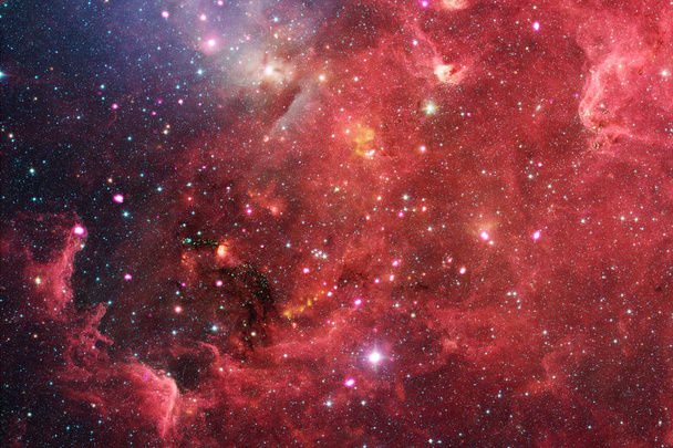 Universum scène met heldere sterren en sterrenstelsels in deep space tonen van de schoonheid van verkenning van de ruimte. Elementen van dit beeld ingericht door Nasa - Foto, afbeelding