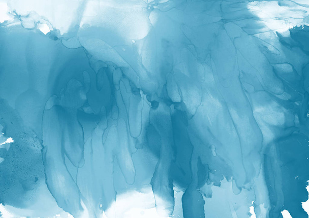 manchas de tinta azul textura, fondo abstracto - Foto, Imagen