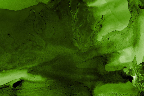 tinta verde manchas textura, fondo abstracto
 - Foto, Imagen