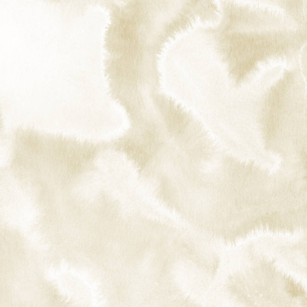 beige watercolor paint texture, abstract background - Φωτογραφία, εικόνα