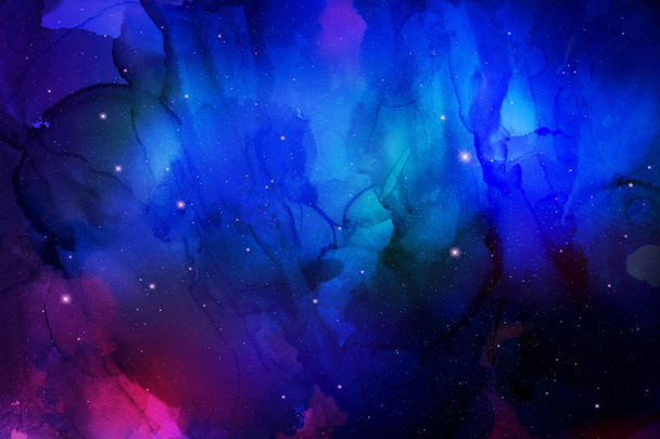 textura de espaço de tinta multicolor, fundo abstrato
 - Foto, Imagem