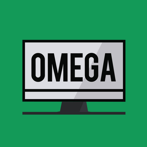Írásbeli Megjegyzés Omega mutatja. Üzleti fénykép bemutató osztály az esszenciális zsírsav-tartalom alacsonyabb a koleszterin és Ldl szint - Fotó, kép