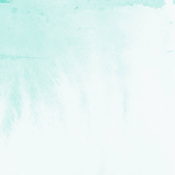 бирюзовая акварельная краска текстура, абстрактный фон
 - Фото, изображение