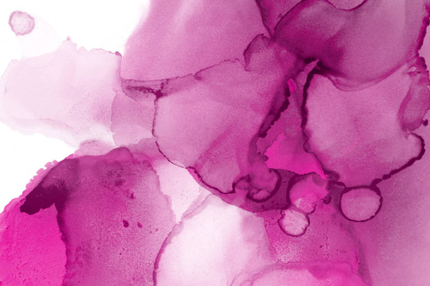 ιώδες Μελάνι λεκέδες υφή, αφηρημένα φόντο - Φωτογραφία, εικόνα