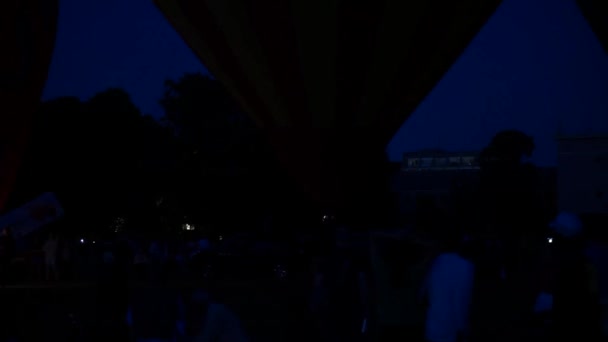 Βίντεο του μπαλονιού ζέσταμα - Πλάνα, βίντεο