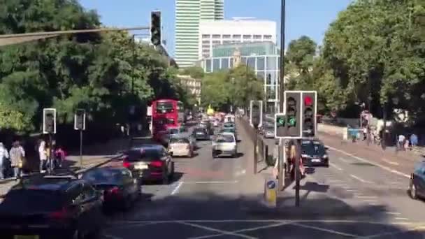 Conduire dans les rues de Londres Time lapse
 - Séquence, vidéo