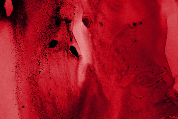 kırmızı mürekkep lekeleri doku, arka plan - Fotoğraf, Görsel