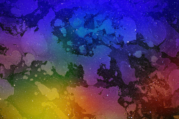 texture spazio inchiostro multicolore, sfondo astratto
 - Foto, immagini