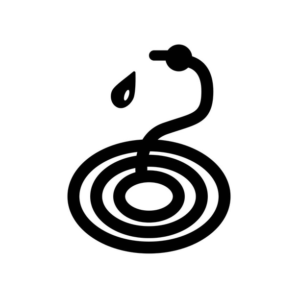 Gartenschlauch-Symbol. trendiges Gartenschlauch-Logo-Konzept auf weißem Hintergrund aus der Reinigungskollektion. geeignet für Web-Apps, mobile Apps und Printmedien. - Vektor, Bild