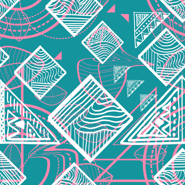 Creative ethnic pattern geometric abstract - ベクター画像