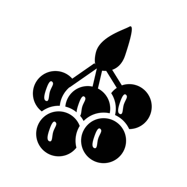 Икона клюквы. Трендовая концепция логотипа на белом фоне из коллекции "Фрукты и овощи". Подходит для использования в веб-приложениях, мобильных приложениях и печатных СМИ
. - Вектор,изображение