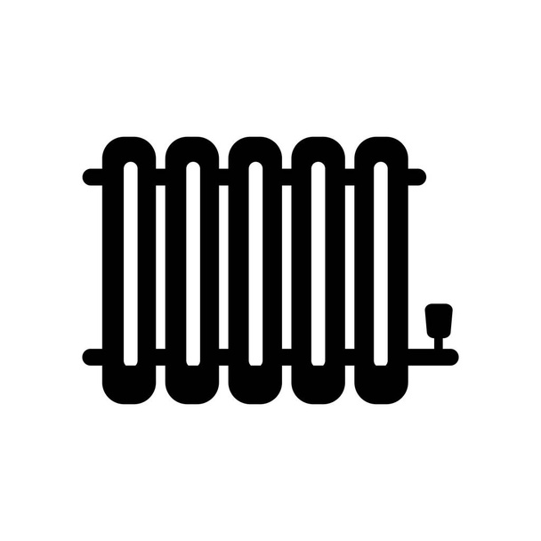 Radiator icon. Trendy Radiator logo concept on white background from Furniture and Household collection. Suitable for use on web apps, mobile apps and print media. - Vector, Image