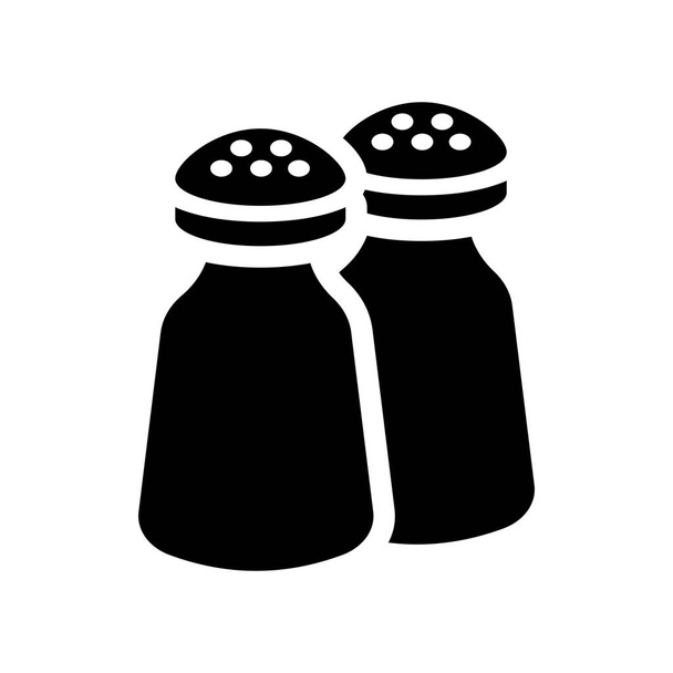 Значок соляных и перцовых шейкеров. Модная концепция логотипа Salt and pepper shakers на белом фоне из коллекции Furniture and Household. Подходит для использования в веб-приложениях, мобильных приложениях и печатных СМИ
. - Вектор,изображение