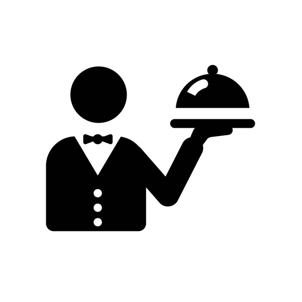 Zimmerservice-Ikone. trendiges Raumservice-Logo-Konzept auf weißem Hintergrund aus der Hotel- und Restaurantsammlung. geeignet für Web-Apps, mobile Apps und Printmedien. - Vektor, Bild