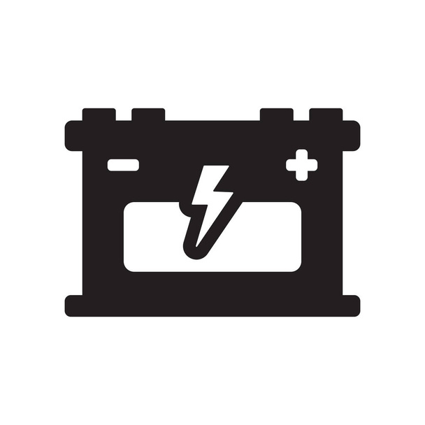 industriële batterijpictogram. Trendy industriële batterij logo concept op witte achtergrond uit industrie-collectie. Geschikt voor gebruik op het web apps, mobiele apps en gedrukte media. - Vector, afbeelding