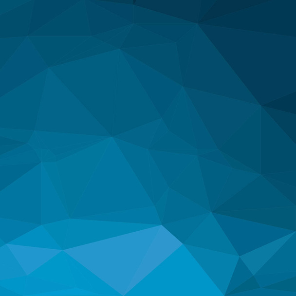 抽象的なポリゴン青い背景。三角形のパターンで構成. - ベクター画像