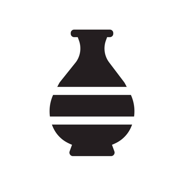 Ícone do vaso. Conceito de logotipo do vaso na moda no fundo branco da coleção do museu. Adequado para uso em aplicativos da web, aplicativos móveis e mídia impressa
. - Vetor, Imagem