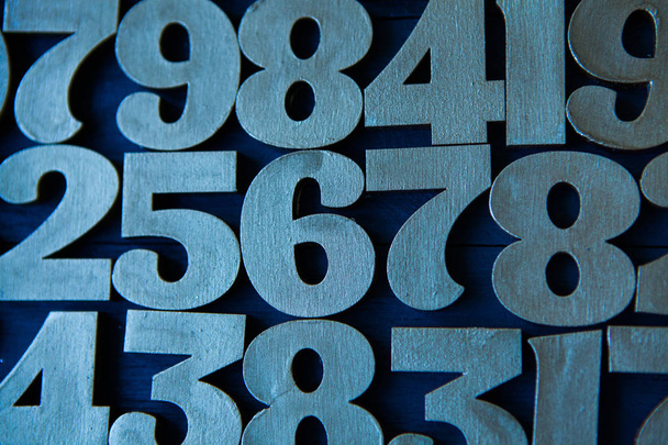 Υπόβαθρο των αριθμών. από μηδέν έως εννέα αρχεία. Φόντο με αριθμούς. Αριθμοί υφή. Έννοια των μαθηματικών - Φωτογραφία, εικόνα