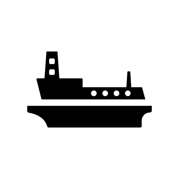 Πετρελαιοφόρο πλοίο εικονίδιο. Μοντέρνα πετρελαιοφόρο πλοίο έννοια λογότυπο σε λευκό φόντο από ναυτική συλλογή. Κατάλληλο για χρήση σε εφαρμογές web, εφαρμογές για κινητά και μέσων εκτύπωσης. - Διάνυσμα, εικόνα
