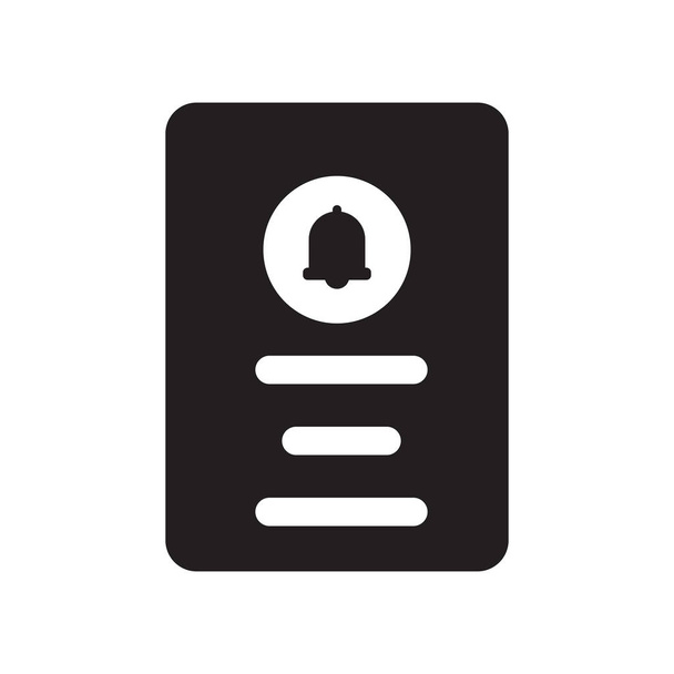 Klingelzeichen. trendiges Türklingel-Logo-Konzept auf weißem Hintergrund aus der smarthome Kollektion. geeignet für Web-Apps, mobile Apps und Printmedien. - Vektor, Bild