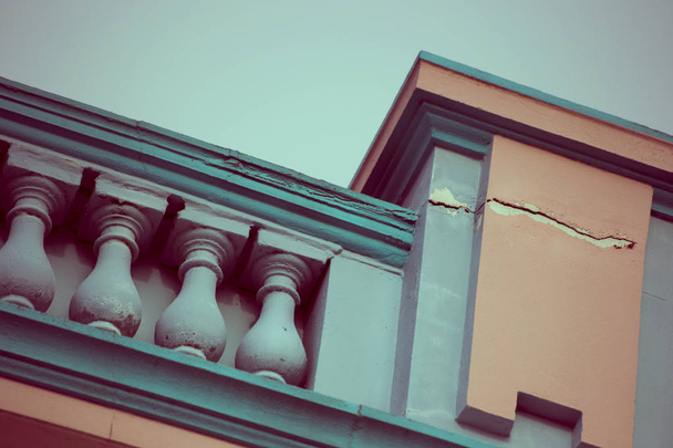 Dettail ενός κτιρίου σε παστέλ χρώματα - Φωτογραφία, εικόνα