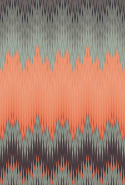Chevron zigzag wave vintage retro pattern abstract art background, color trends - Foto, imagen