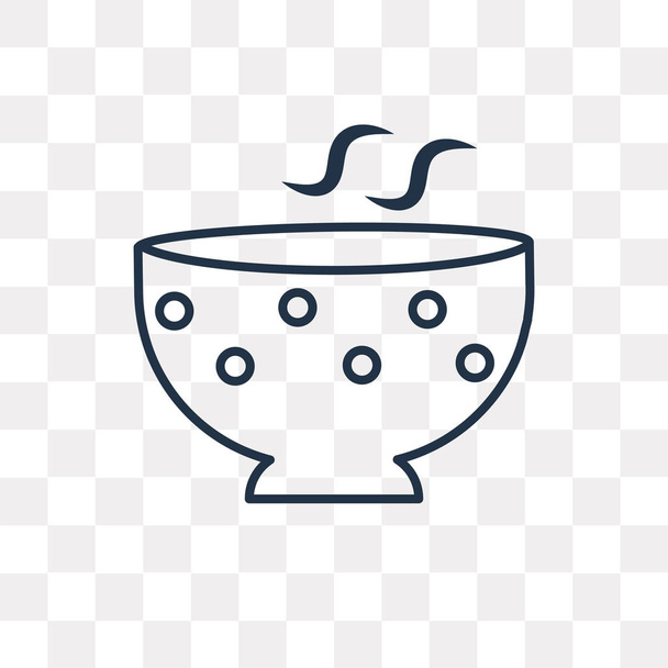Hot Soup icona contorno vettoriale isolato su sfondo trasparente, concetto di trasparenza Hot Soup lineare di alta qualità può essere utilizzato web e mobile
 - Vettoriali, immagini